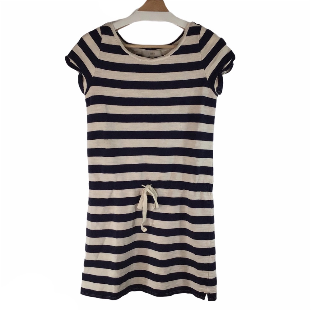 Loft | Drawstring Midi Dress | Sz S